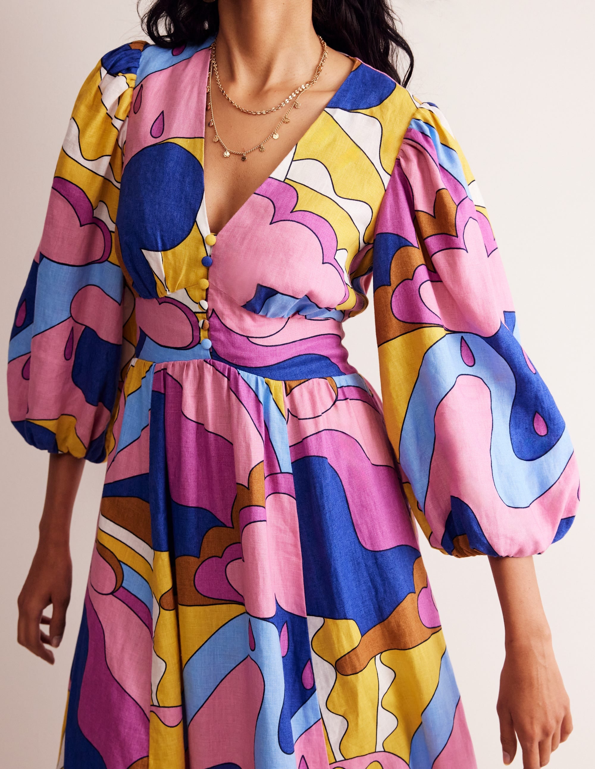 Lola Blouson-Maxikleid-Punkte - Image 2