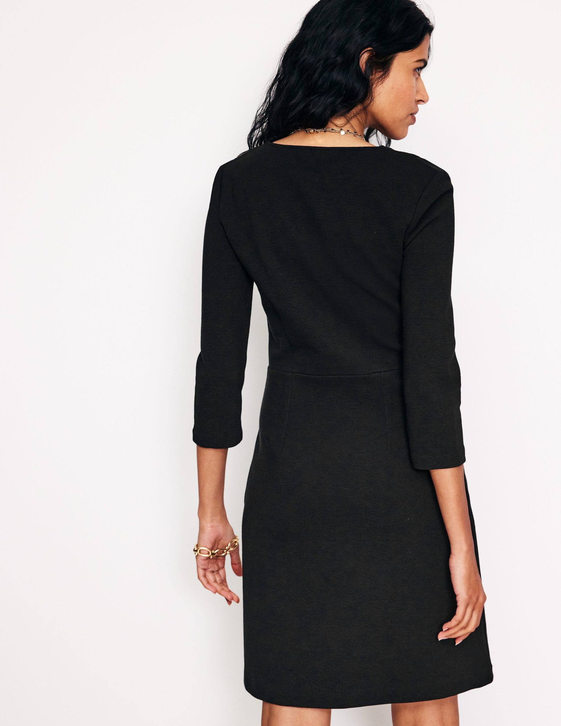 Bronte Ottoman-Kleid-Schwarz-3