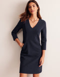 Bronte Ottoman-Kleid-Aqua Marine Marl