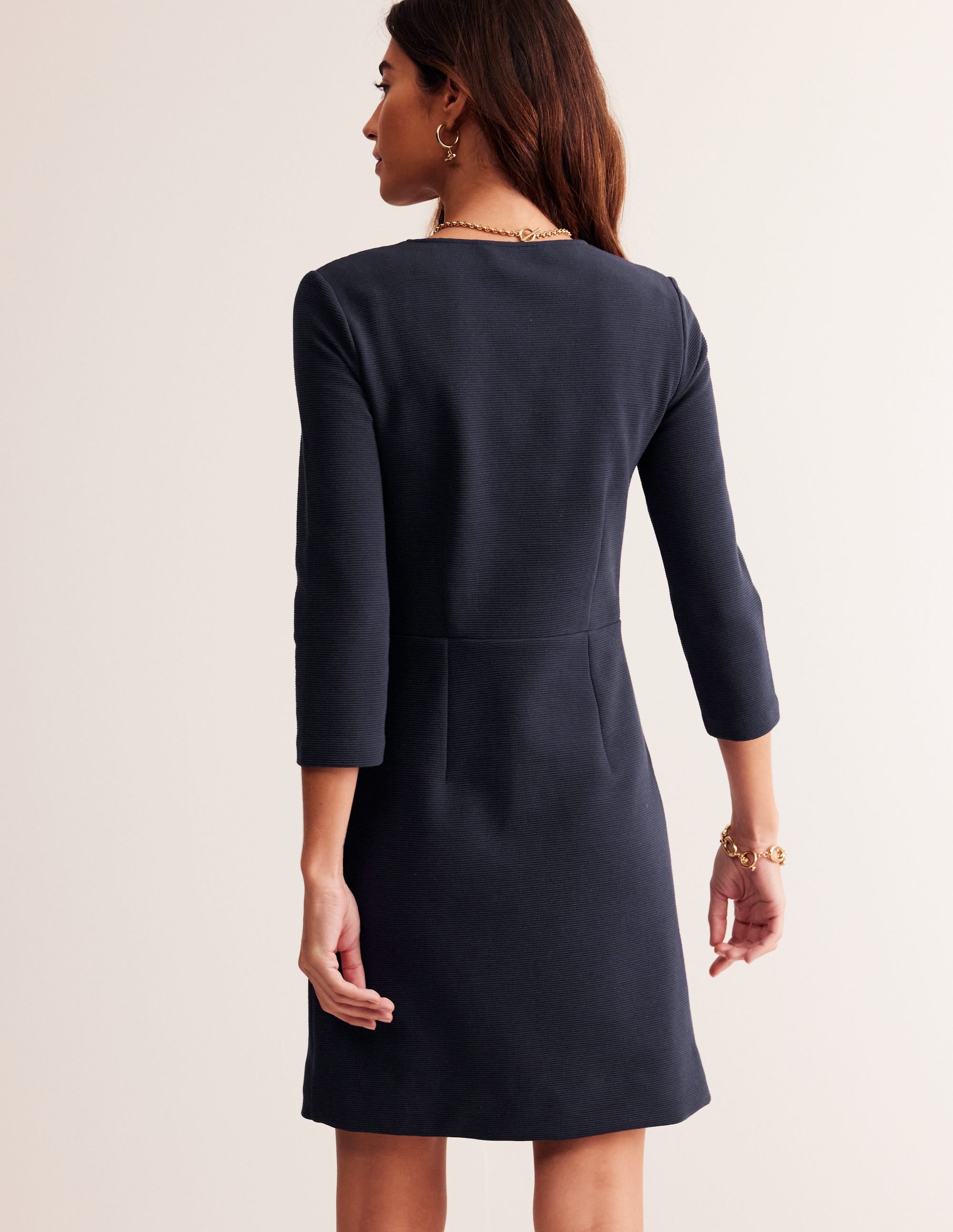 Bronte Ottoman-Kleid-Aqua Marine Marl - Image 3
