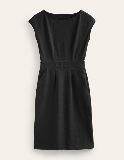 Florrie Jerseykleid-Schwarz