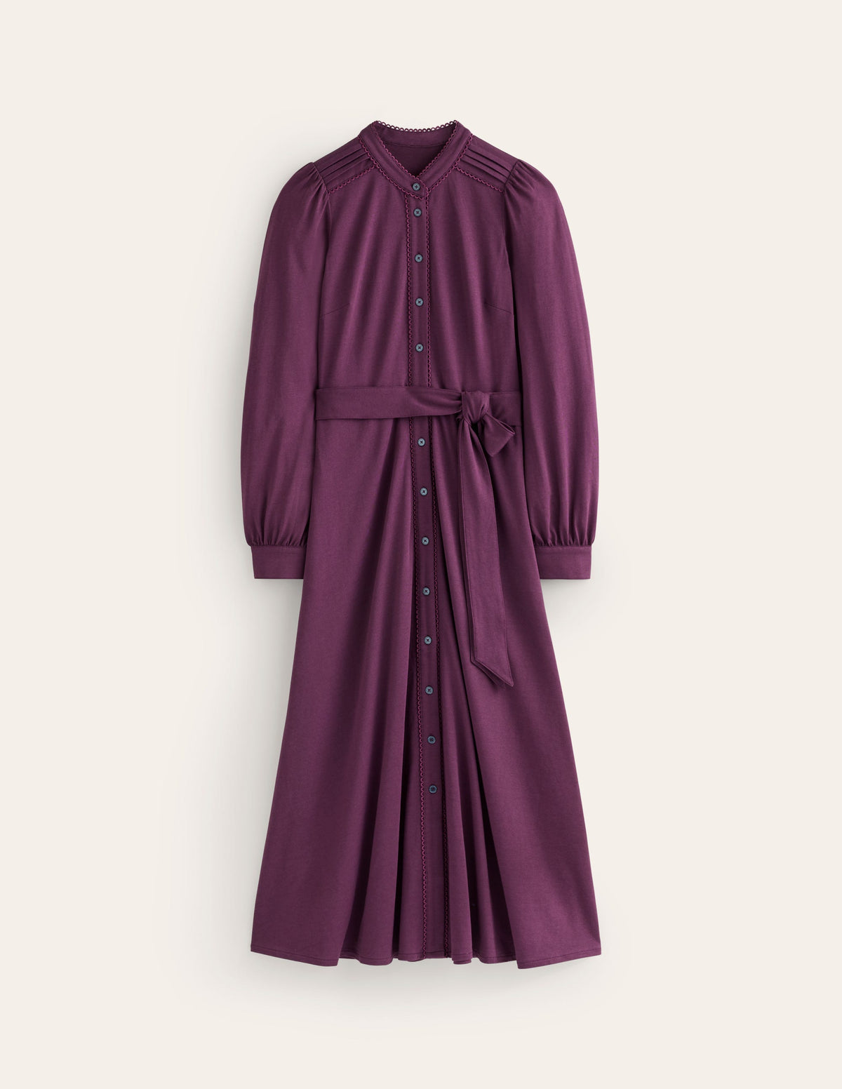 Robe-chemise Rowena en jersey-Damson - Image 5