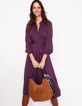 Robe-chemise Rowena en jersey-Damson