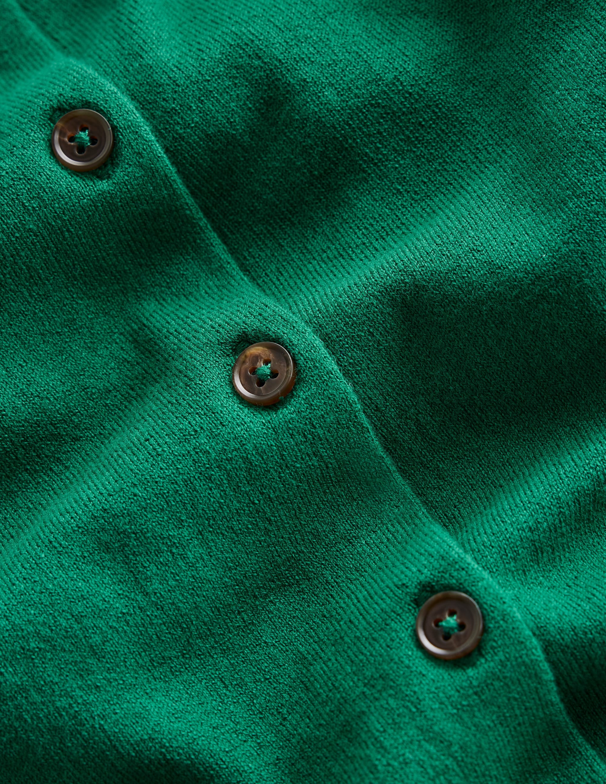 Cardigan Catriona en coton-Vert malachite - Image 6