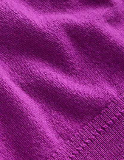 Eva Kaschmirpullover mit Rundhalsausschnitt-Amethystviolett-6