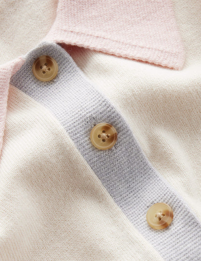 Estelle Henley Jumper-Warm Ivory