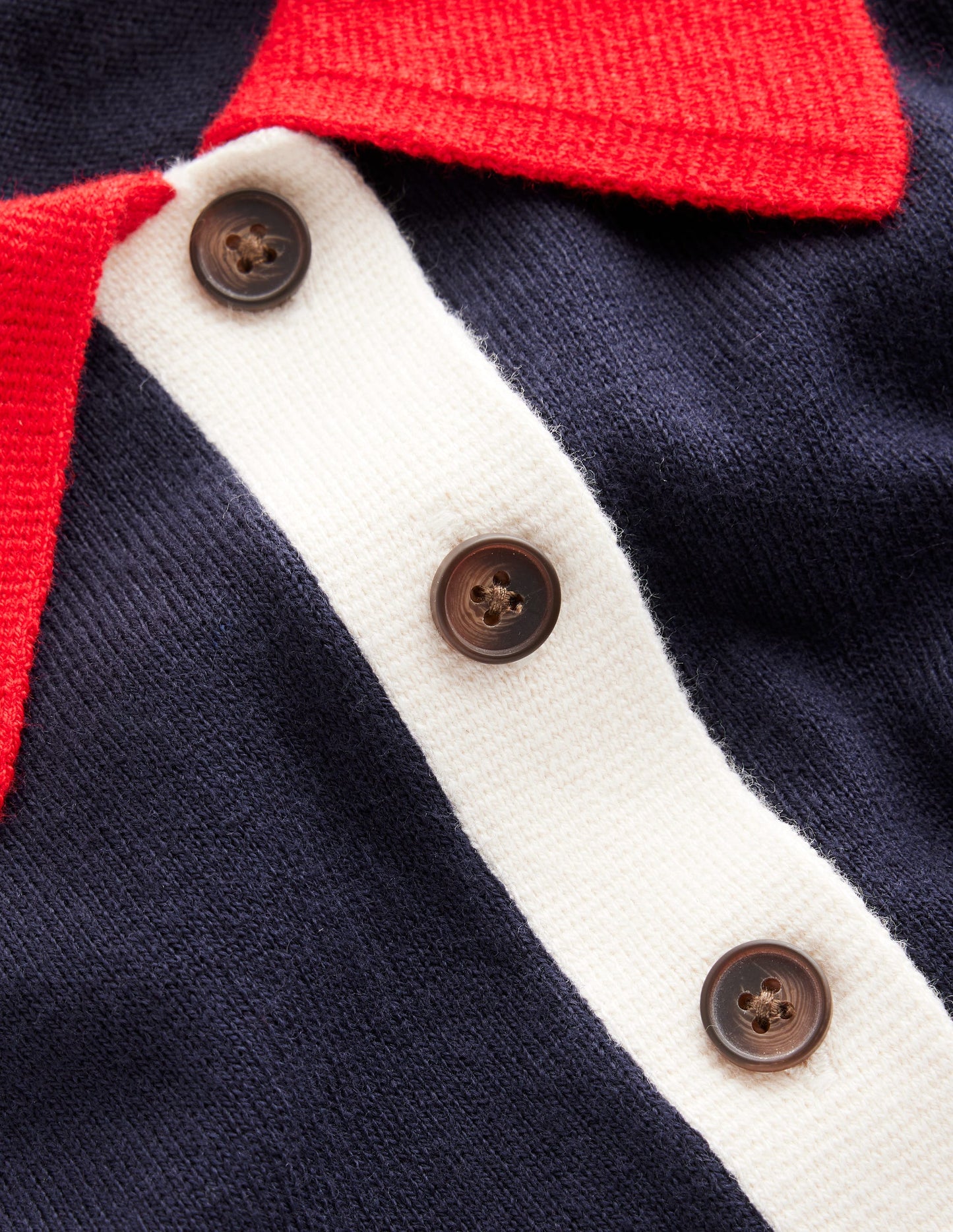 Estelle Henley Jumper-Navy