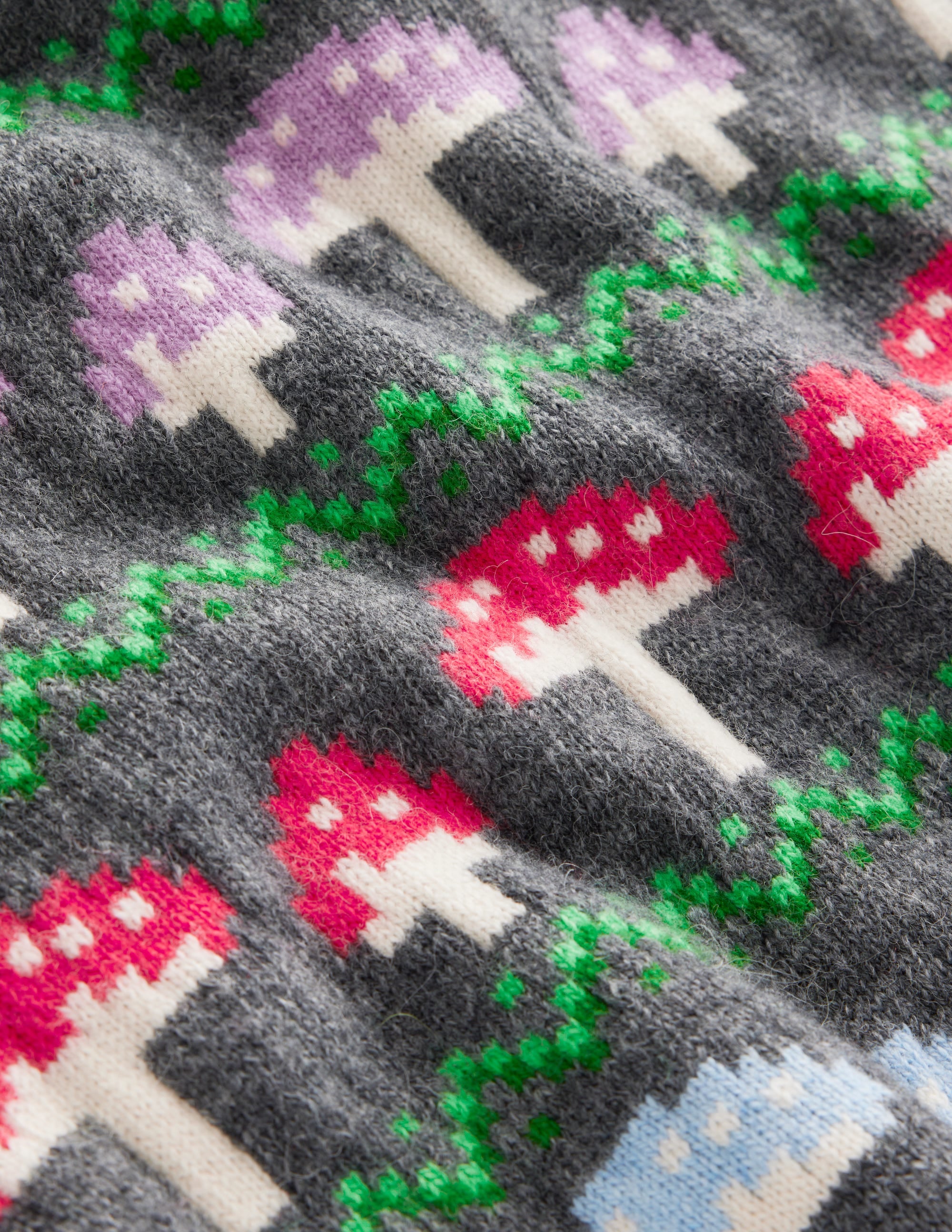 Edie Fair-Isle-Pullover-Grau Pilz - Image 11