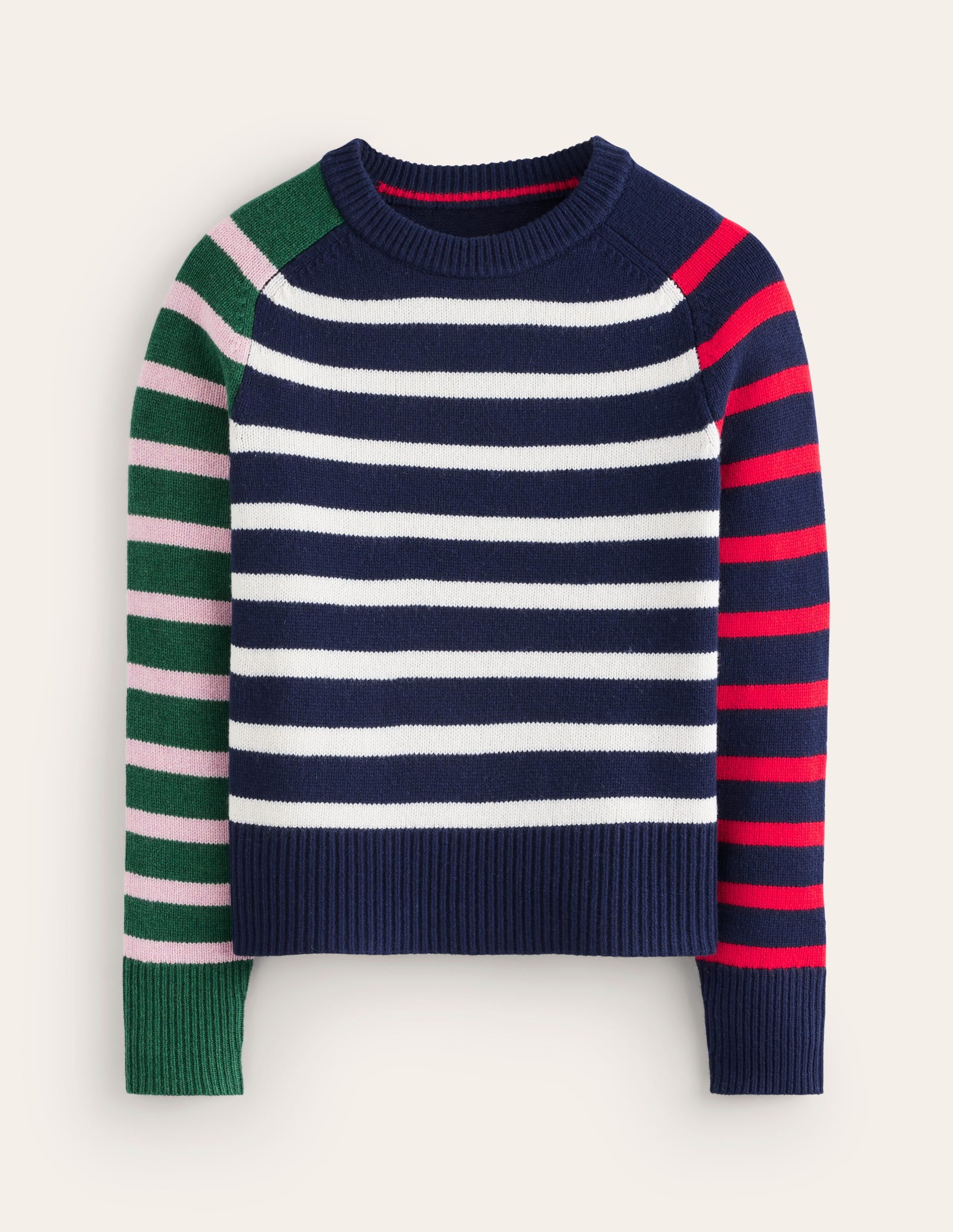 Olivia Merino Jumper-Multi, Hotch Potch - Image 7