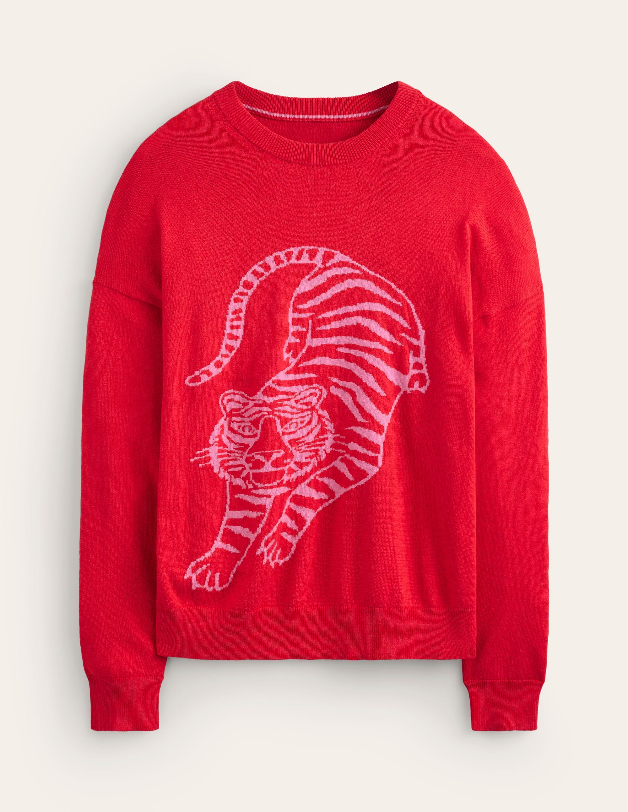 Pull Natasha fantaisie-Rouge, tigre - Image 6