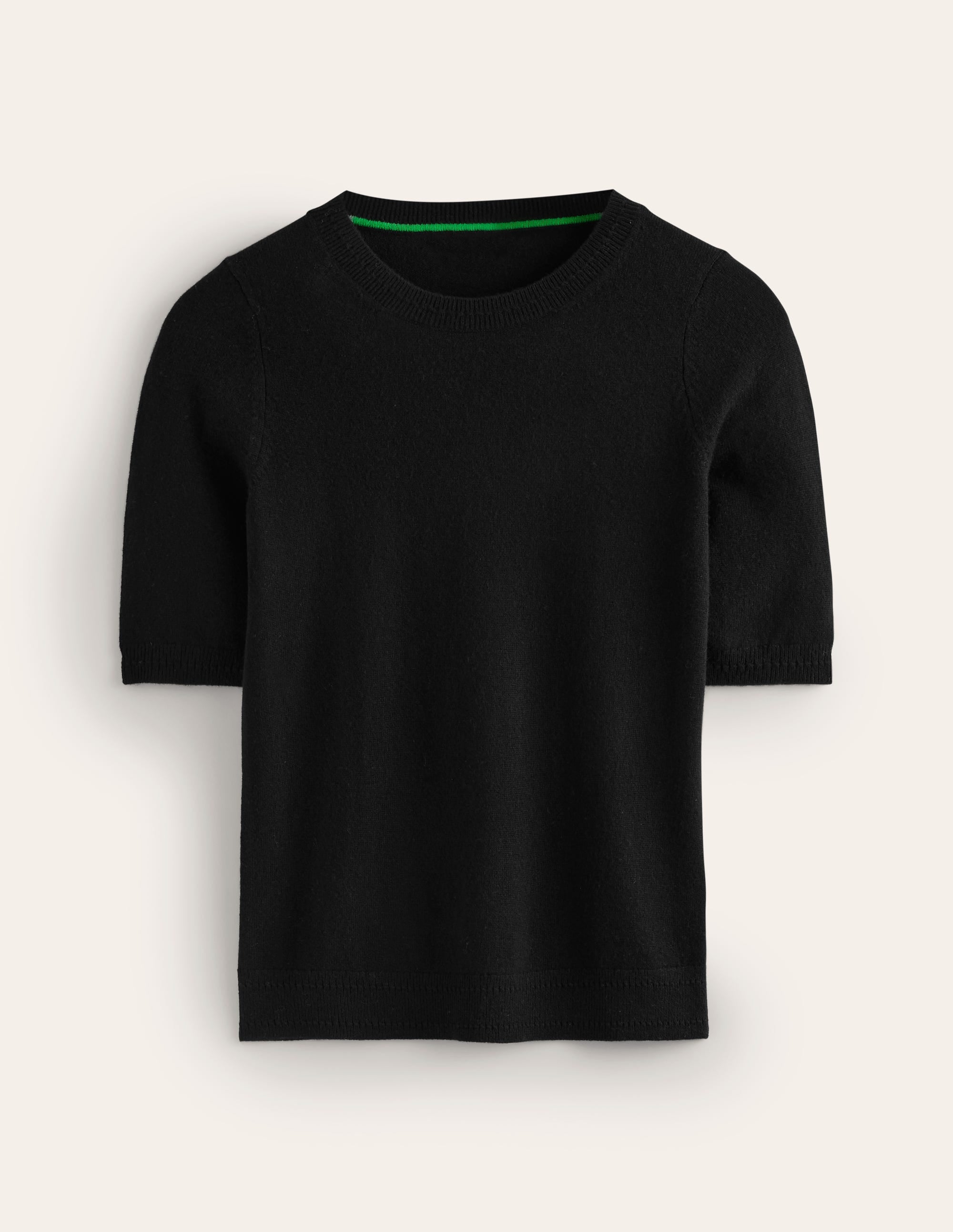Eva Kaschmir-T-Shirt-Schwarz - Image 5