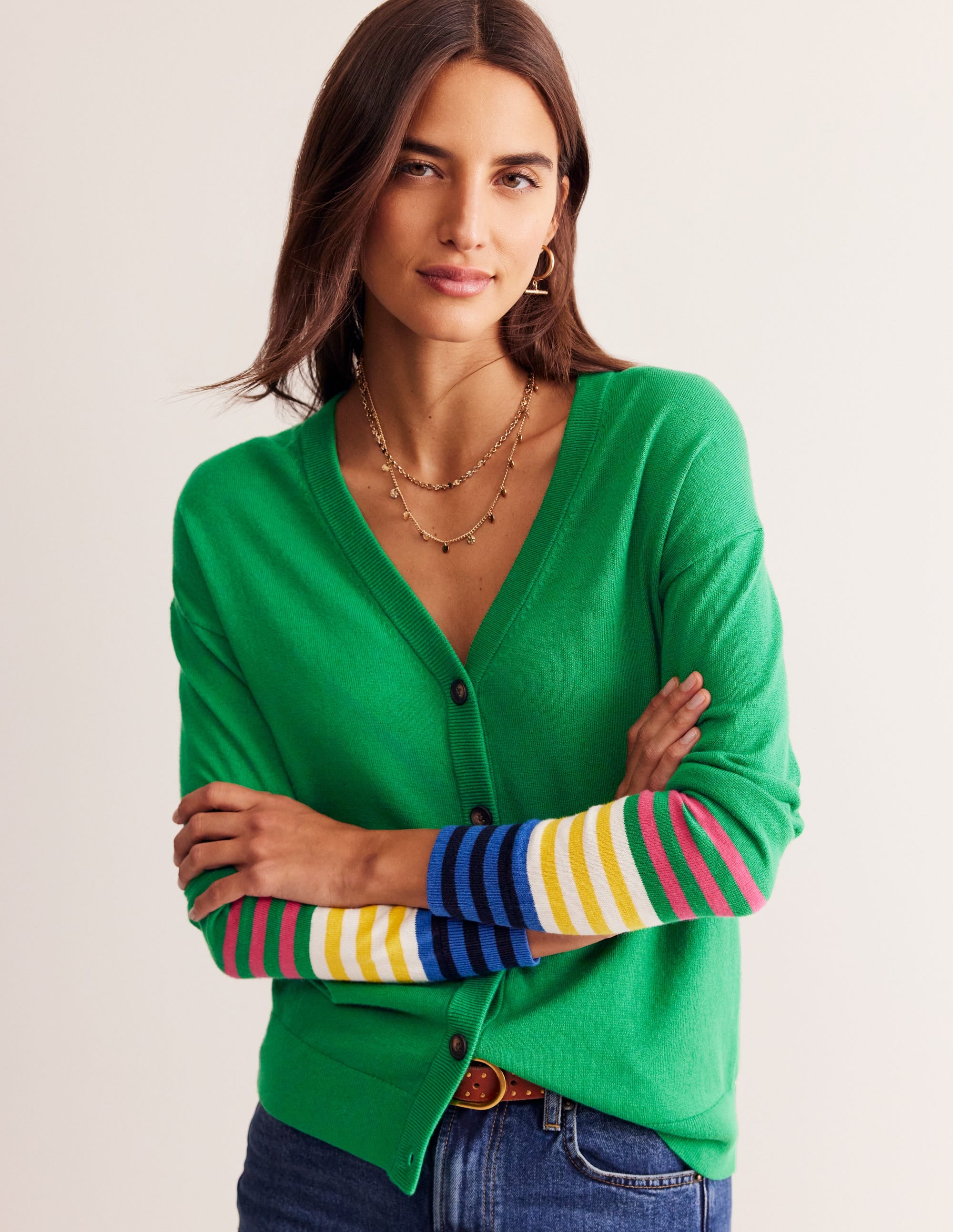 Gilet Annie-Vert émeraude profond - Image 4
