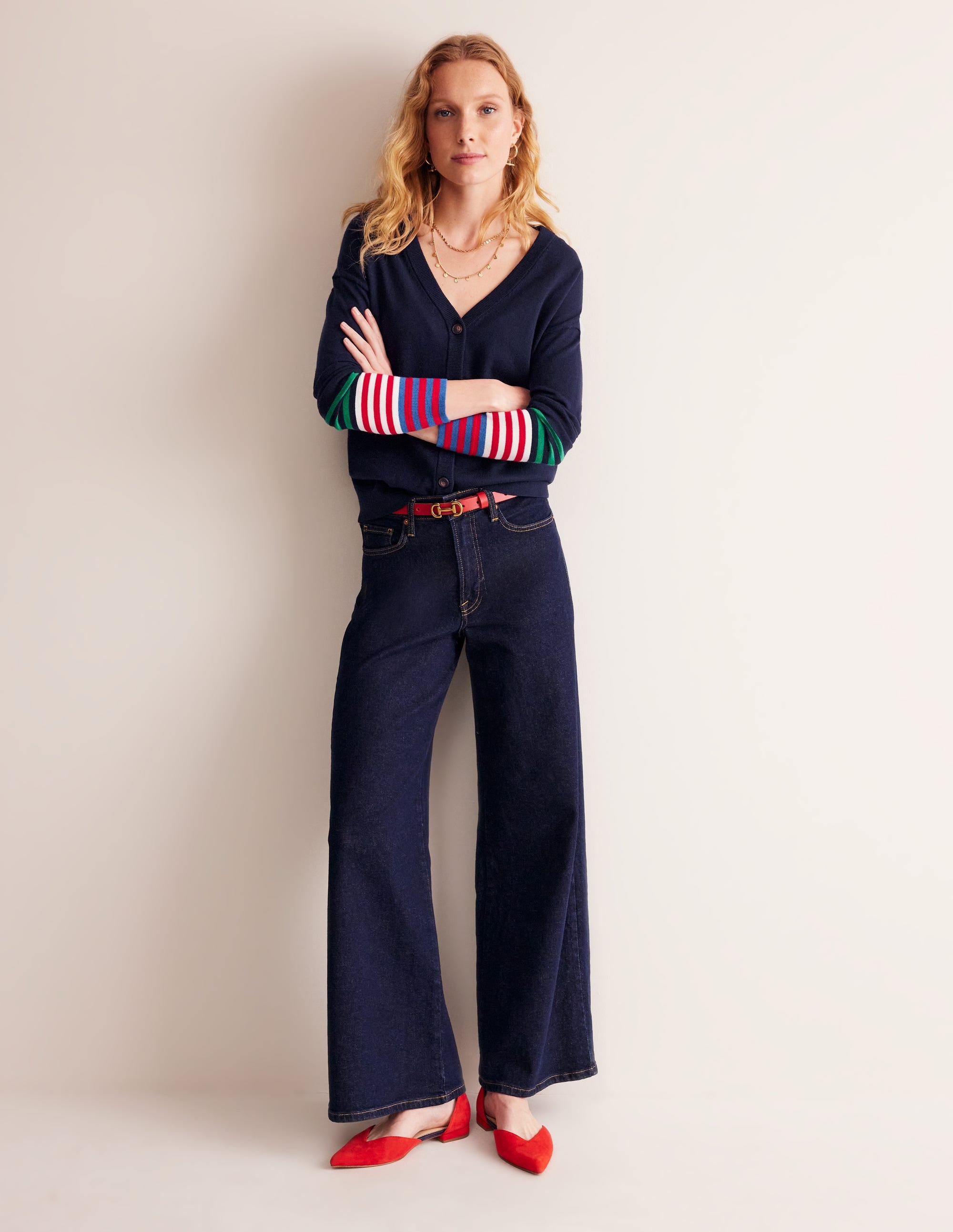 Annie Cardigan-Aqua Marine Marl - Image 4