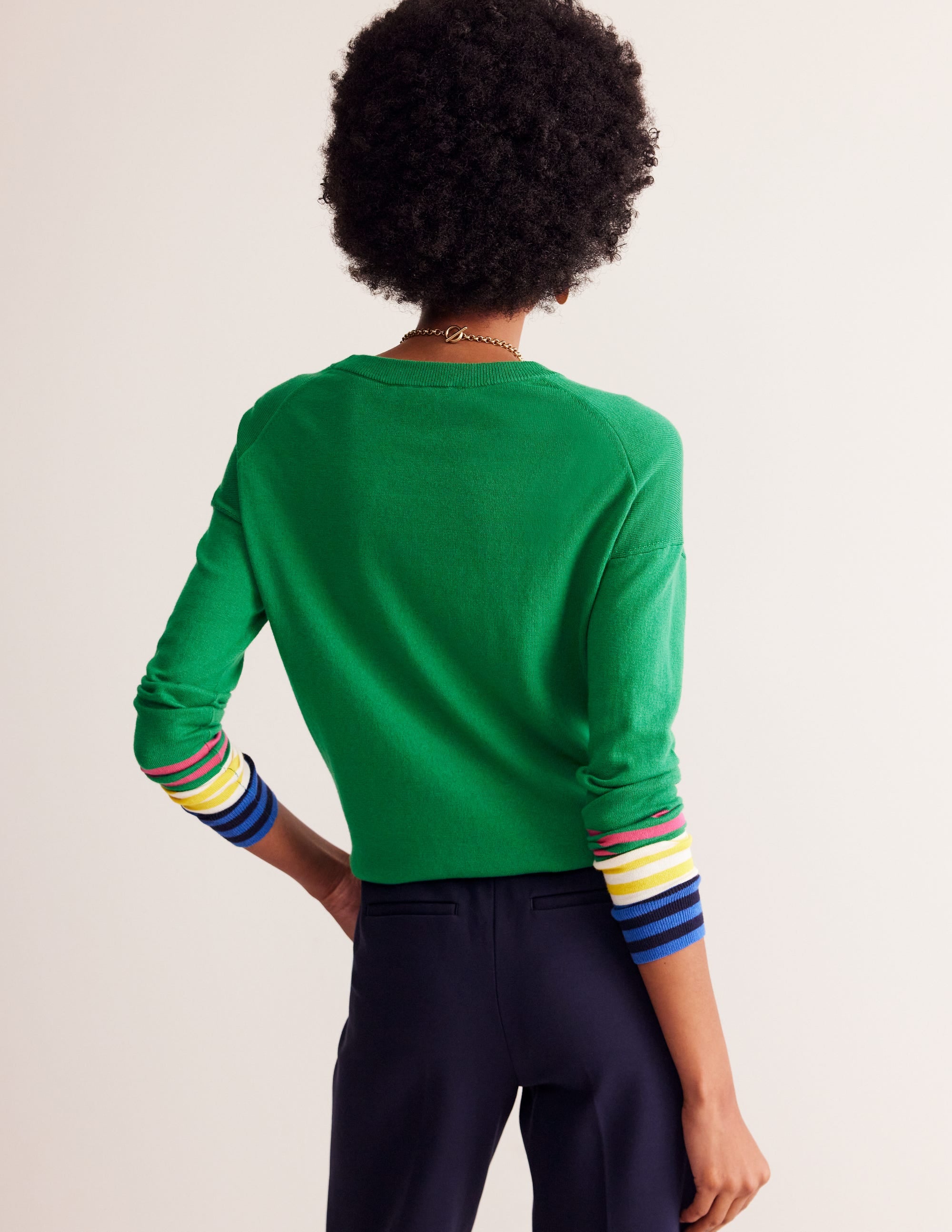 Annie Pullover-Sattes Smaragdgrün - Image 3