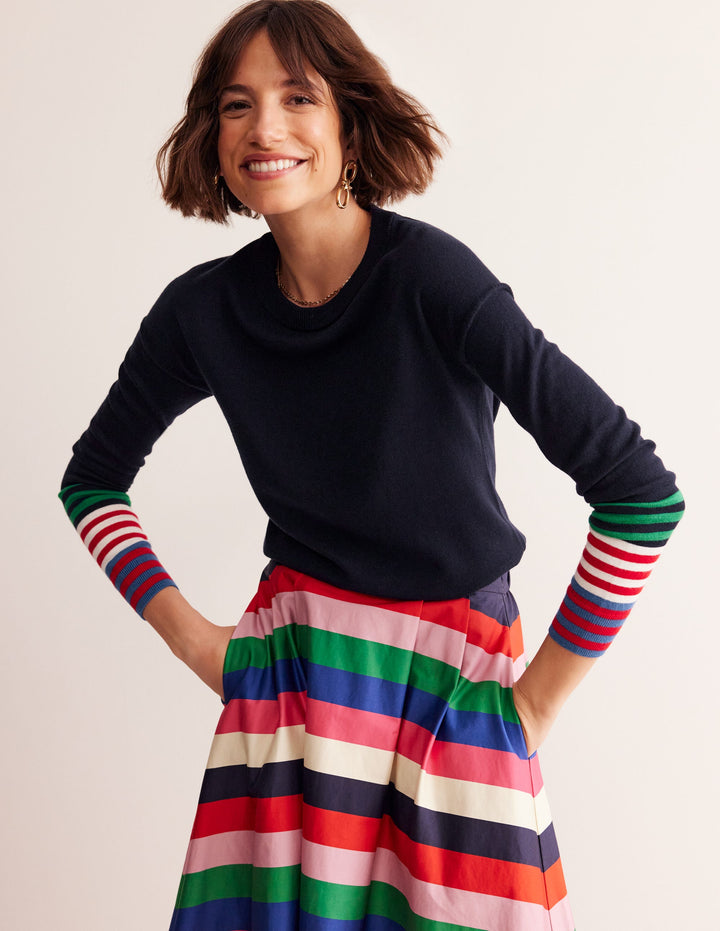 Annie Pullover-Aqua Marine Marl