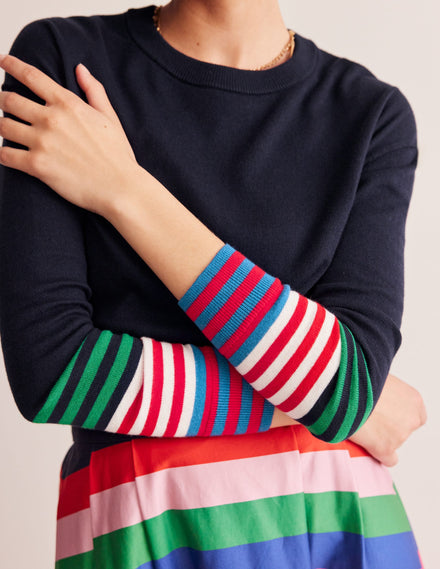 Annie Pullover-Aqua Marine Marl