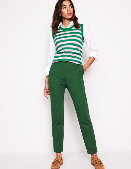 Pantalon Highgate en point de Rome-Pin