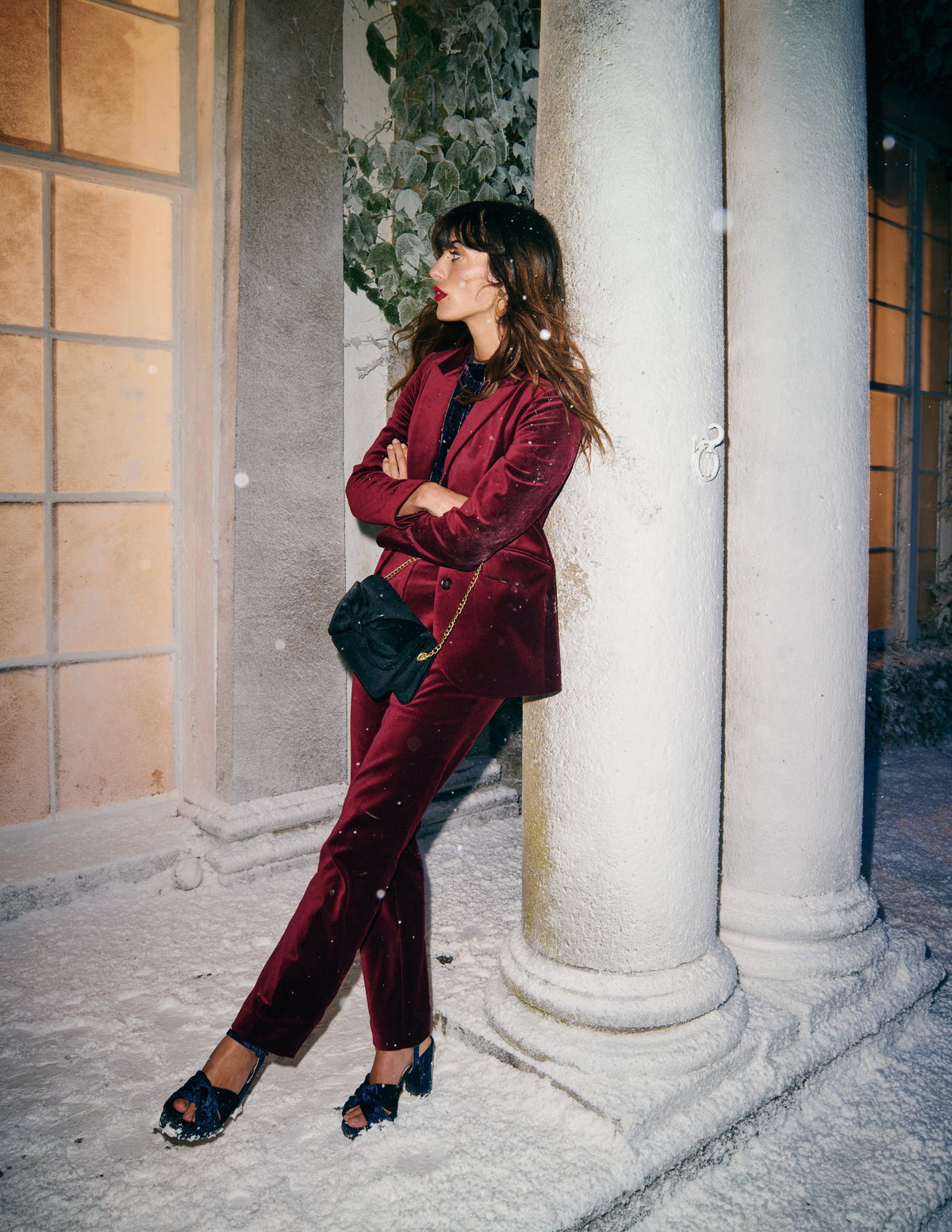 Kew Samthose-Beatnik Red/Dark Burgundy - Image 5