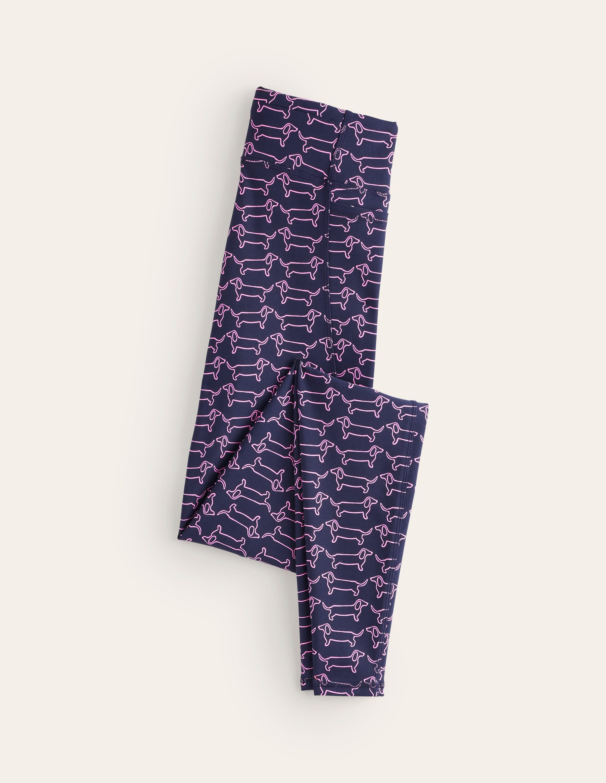 Legging taille haute avec poche-Bleu marine, teckel - Image 5