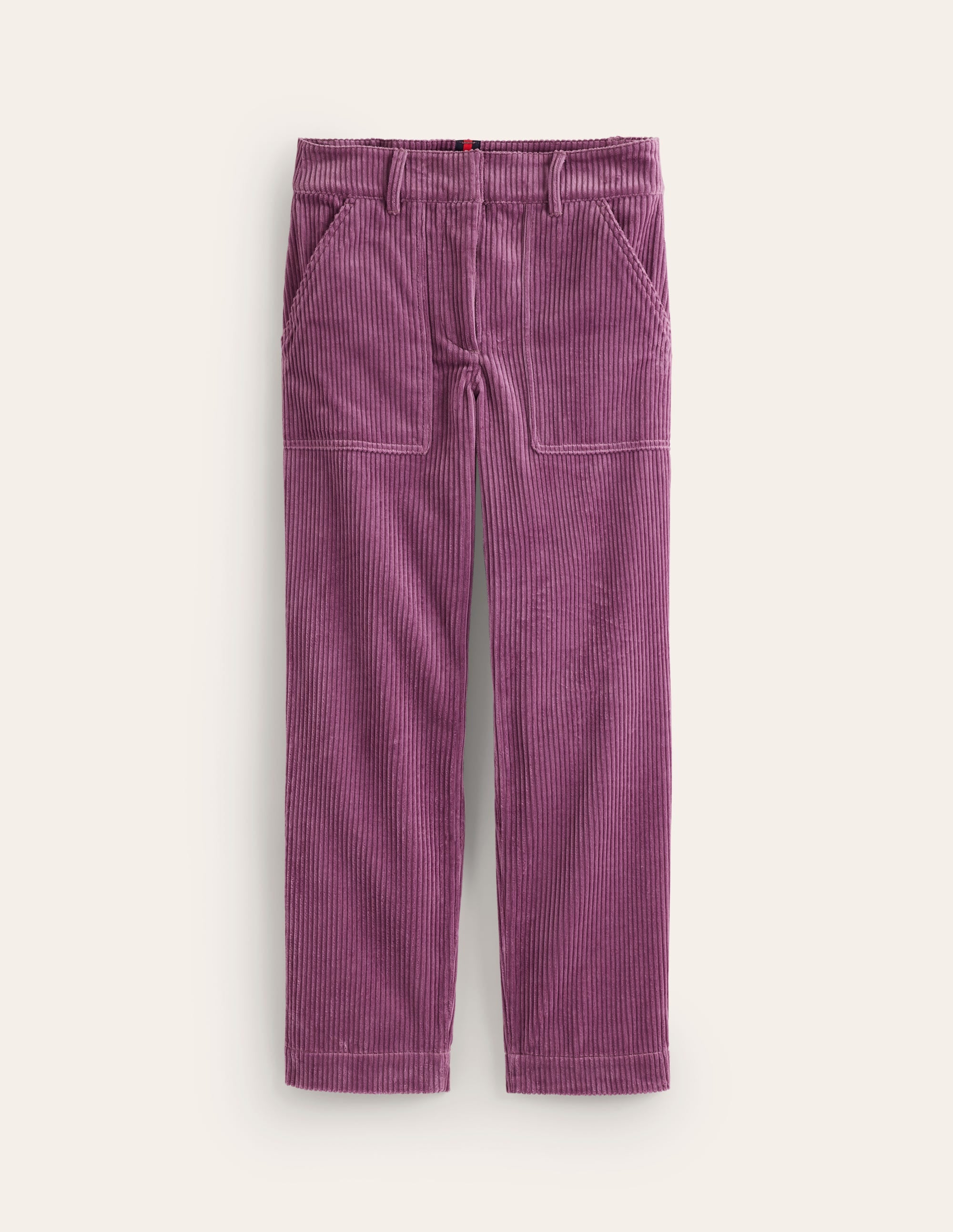 Pantalon cargo fuselé en velours côtelé-Chardon violet - Image 6