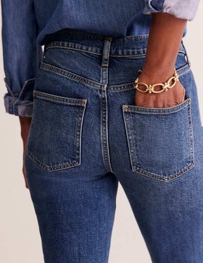 Jean girlfriend-Vintage moyen