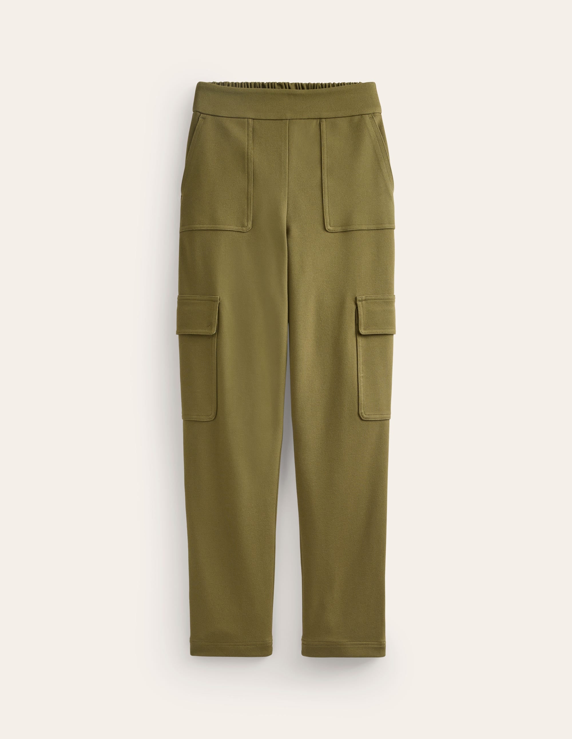 Karottenhose aus Ponte-Twill-Stern Blue/Seagull - Image 5