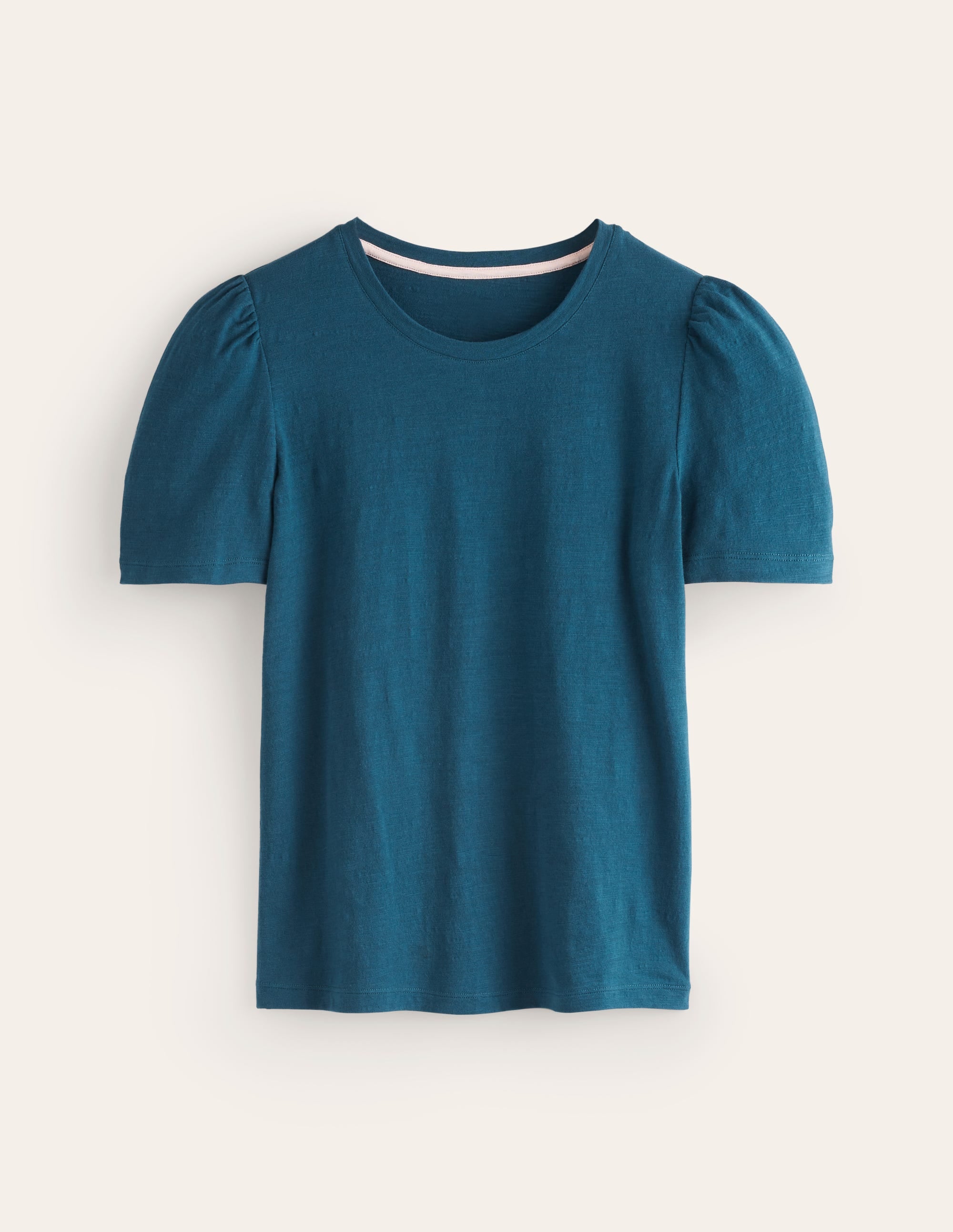 T-Shirt aus Baumwolle mit Puffärmeln-Astrogreen/Football - Image 5