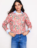 Hannah Sweatshirt mit Print-Bunt, Laubknospe