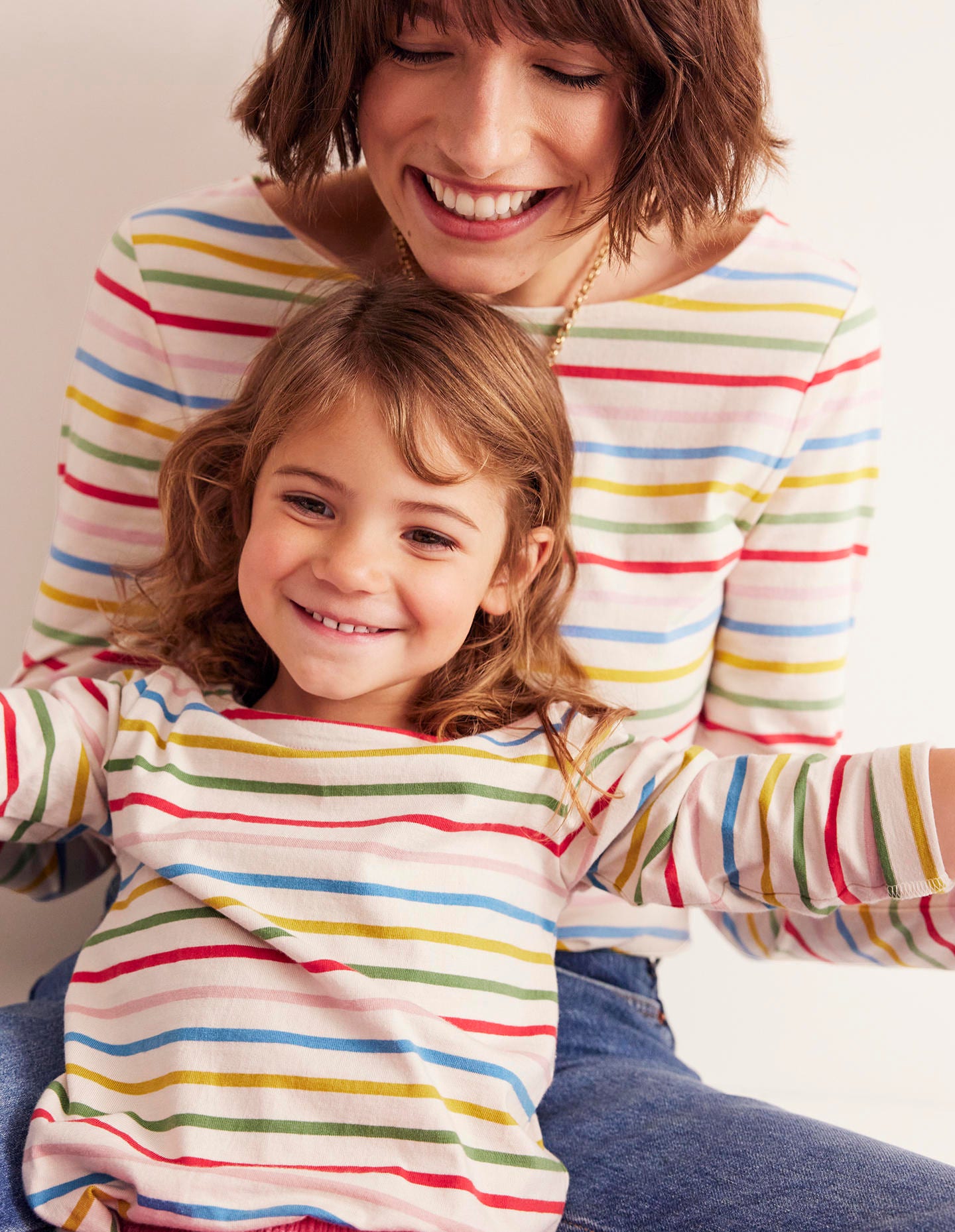 Ella Breton-Shirt mit langen Ärmeln-Naturweiß/Navy, Regenbogenwelle-5
