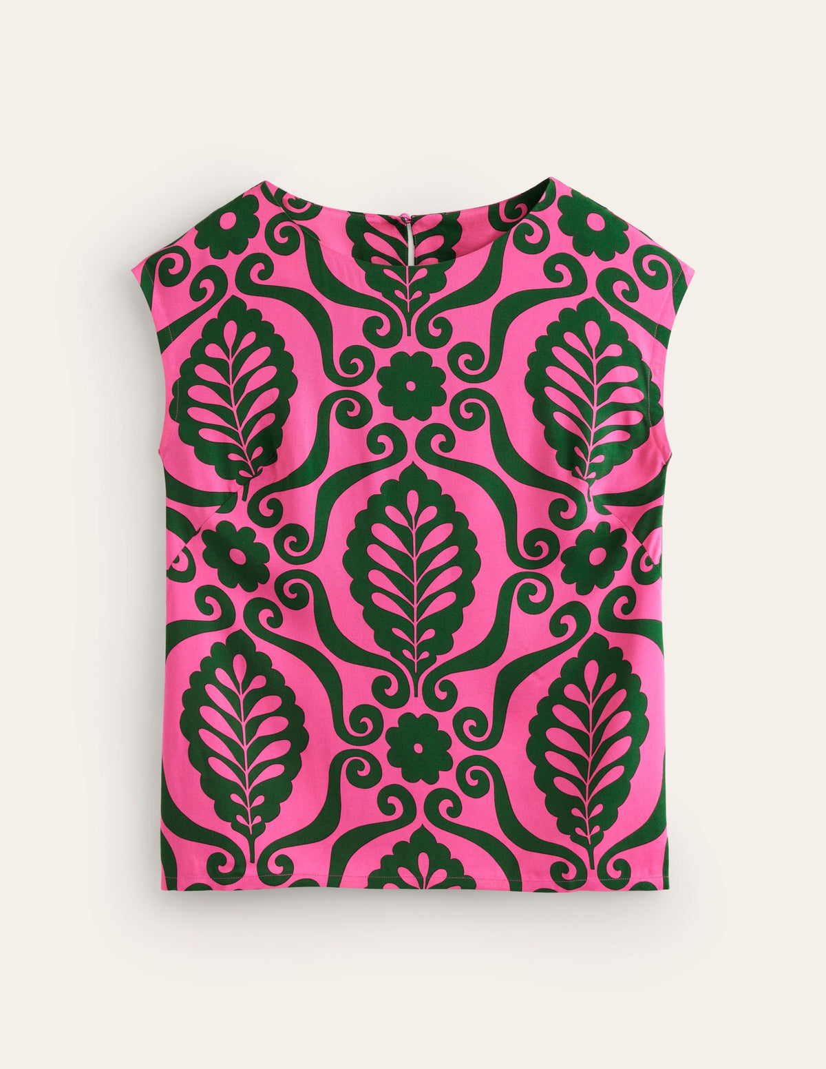 Modernes Top-Brillantpink, Blattstempel - Image 5