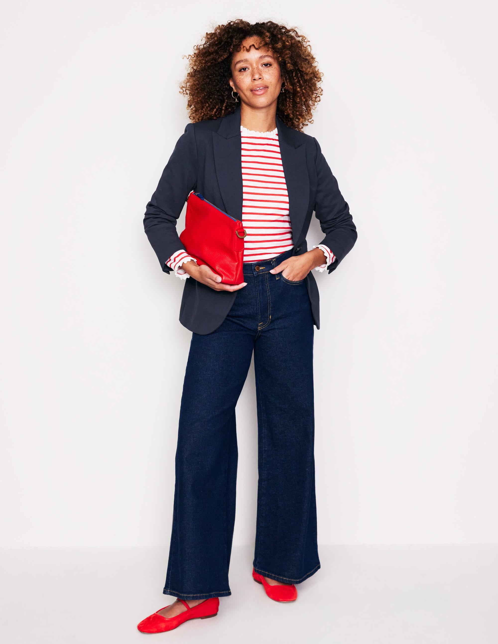 Marylebone Ponte-Blazer-Aqua Marine Marl - Image 5
