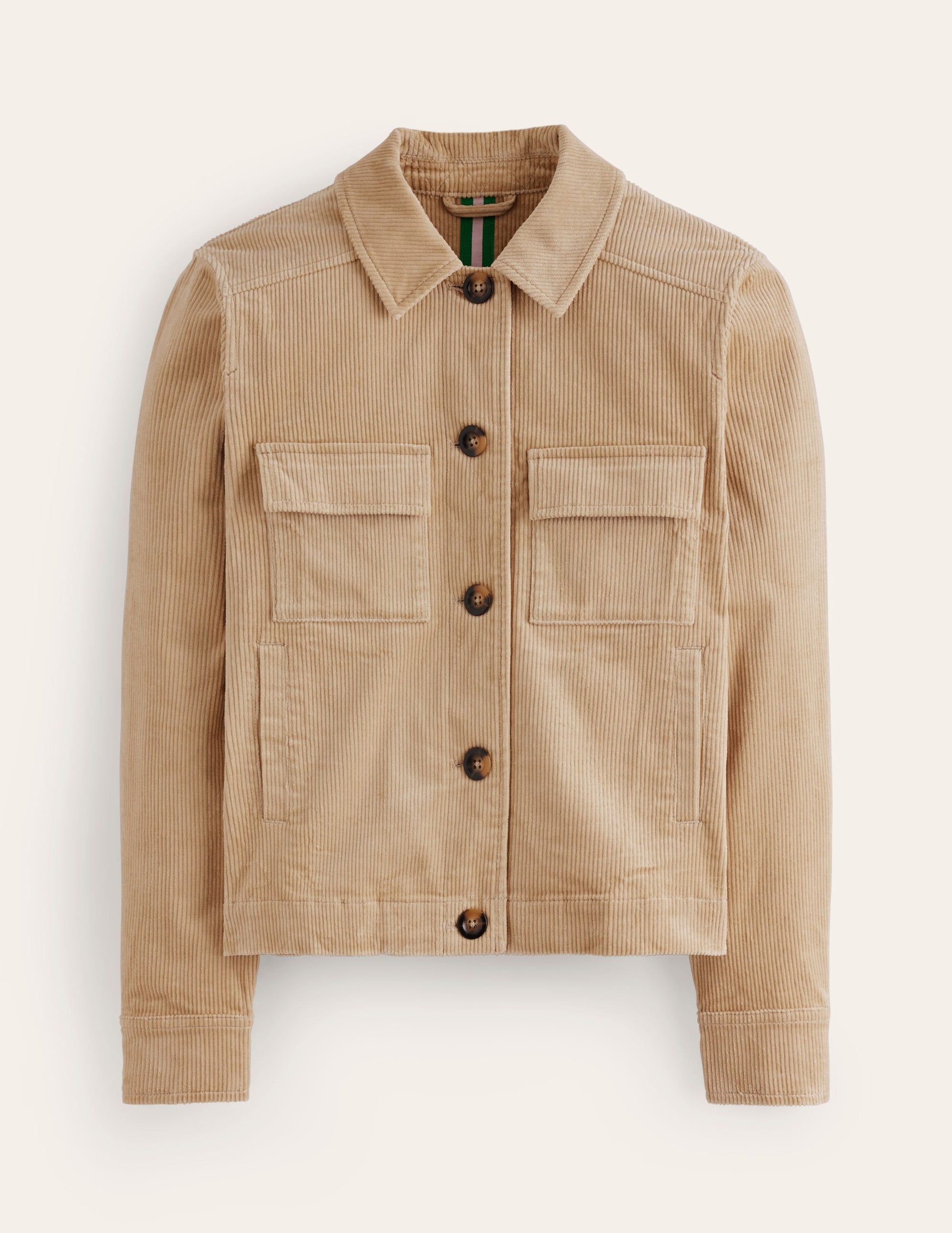 Veste en velours côtelé-Soleil appliqué-8
