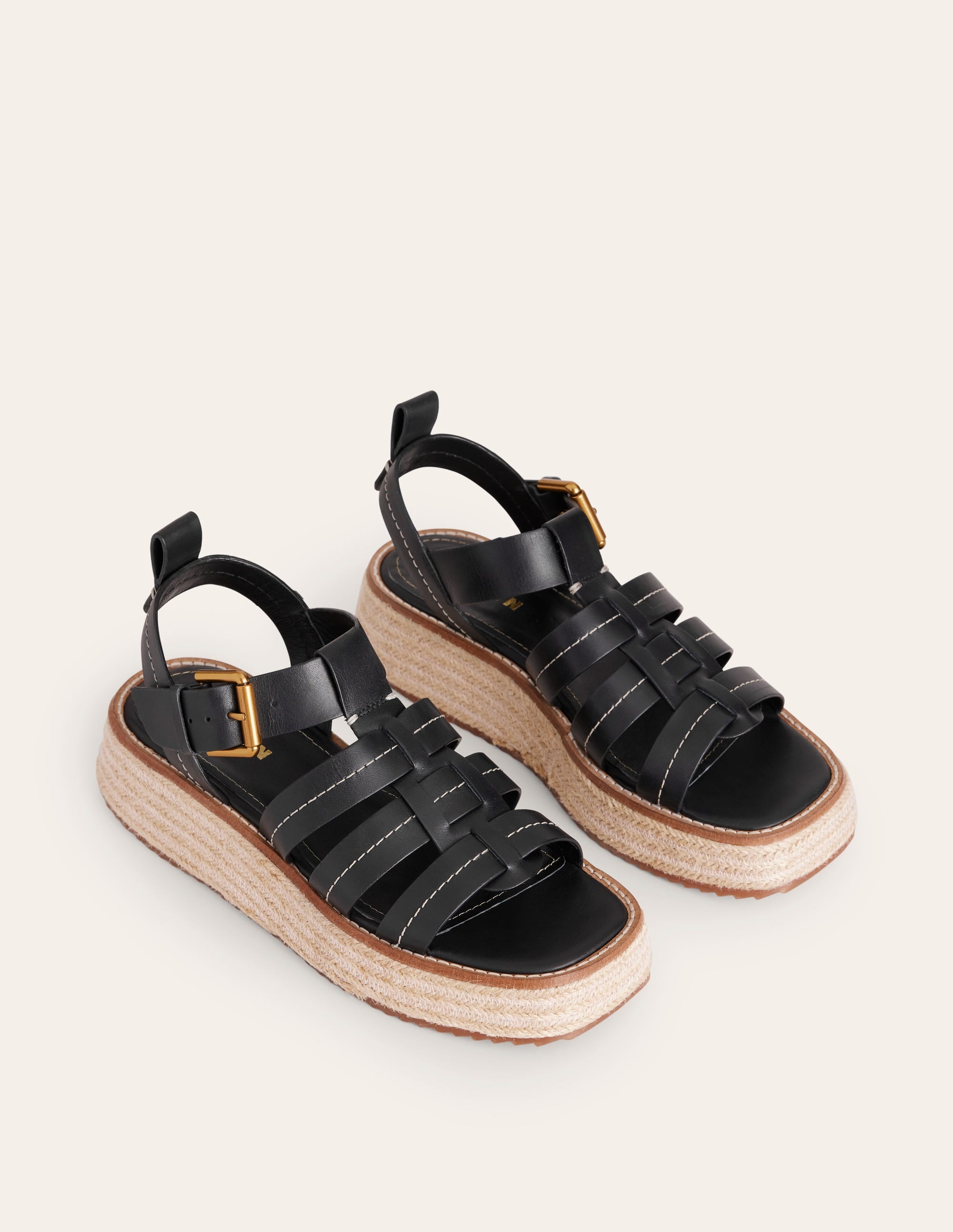 Klobige Fischersandalen-Schwarz - Image 3