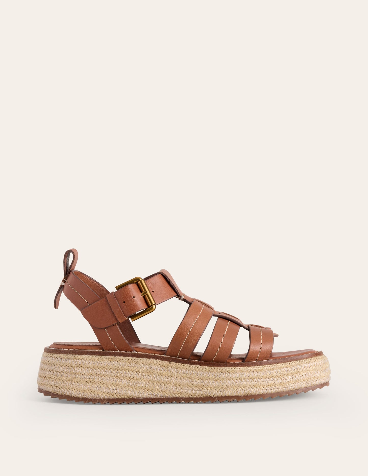 Chunky Fisherman Sandal-Tan