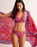 Sarong-Schal mit Muster-Partypink, Floraler Zweig