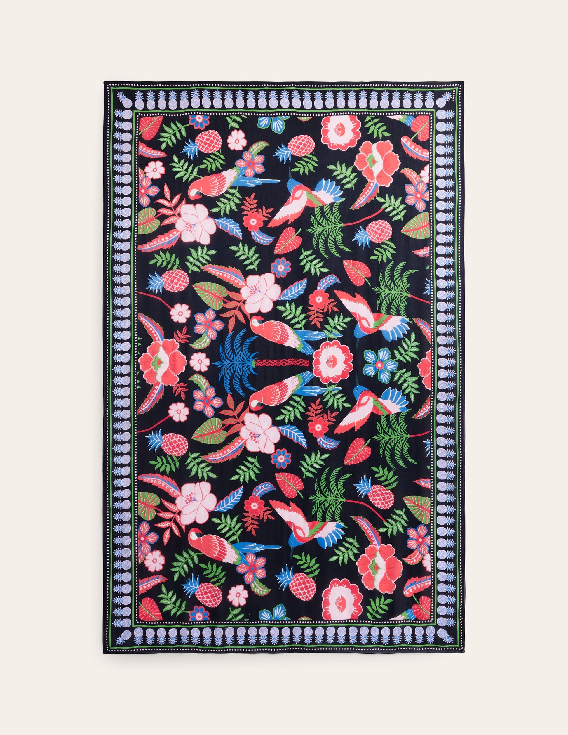 Foulard imprimé façon paréo-Multi, perroquet tropical-4