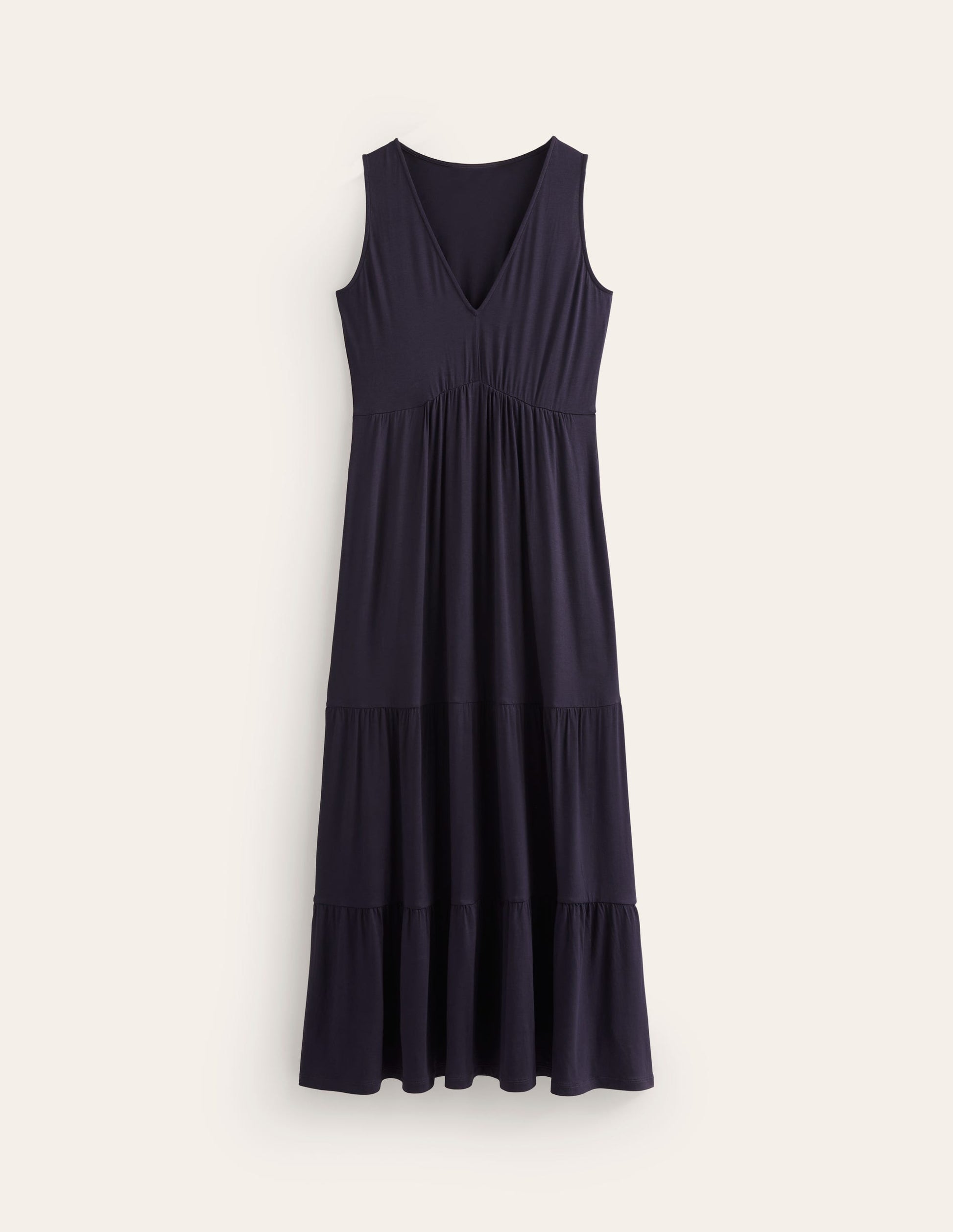 Sylvia Maxi-Stufenkleid aus Jersey-Aqua Marine Marl-5