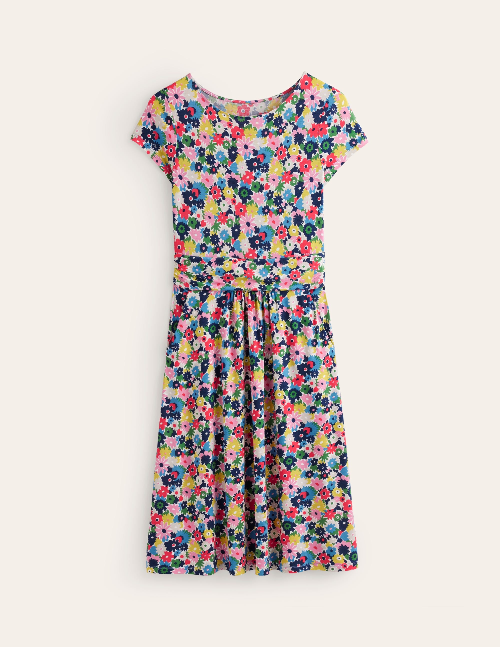 Amelie Jerseykleid-Bunt, Malkasten Blümchen - Image 6