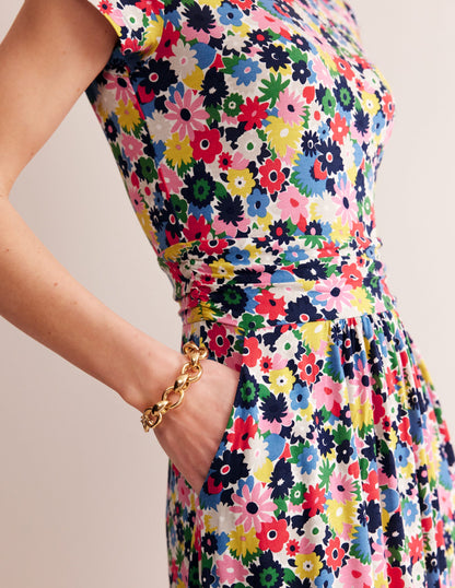Amelie Jerseykleid-Bunt, Malkasten Blümchen-4