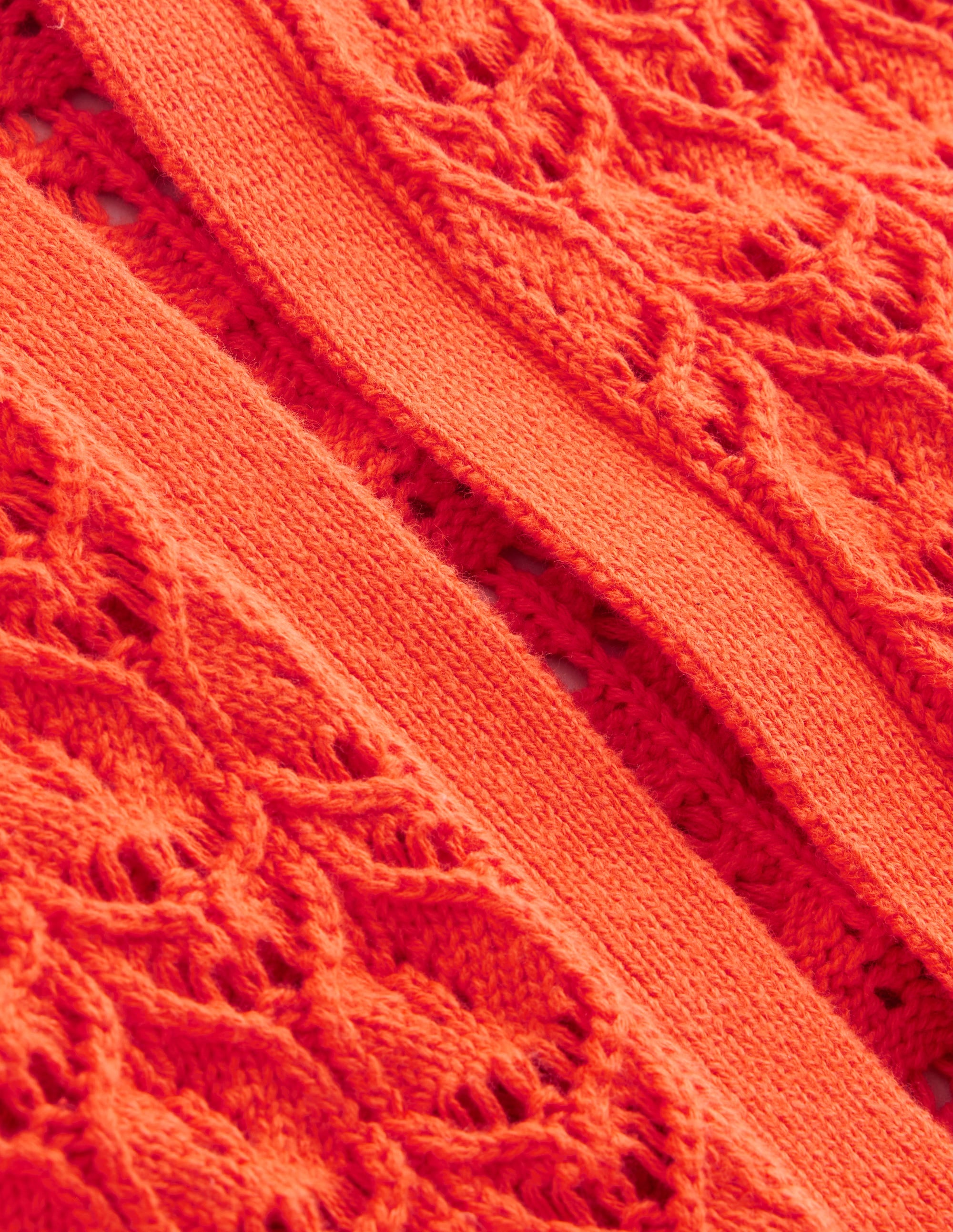 Gehäkelte Strickjacke-Mandarinenorange - Image 6