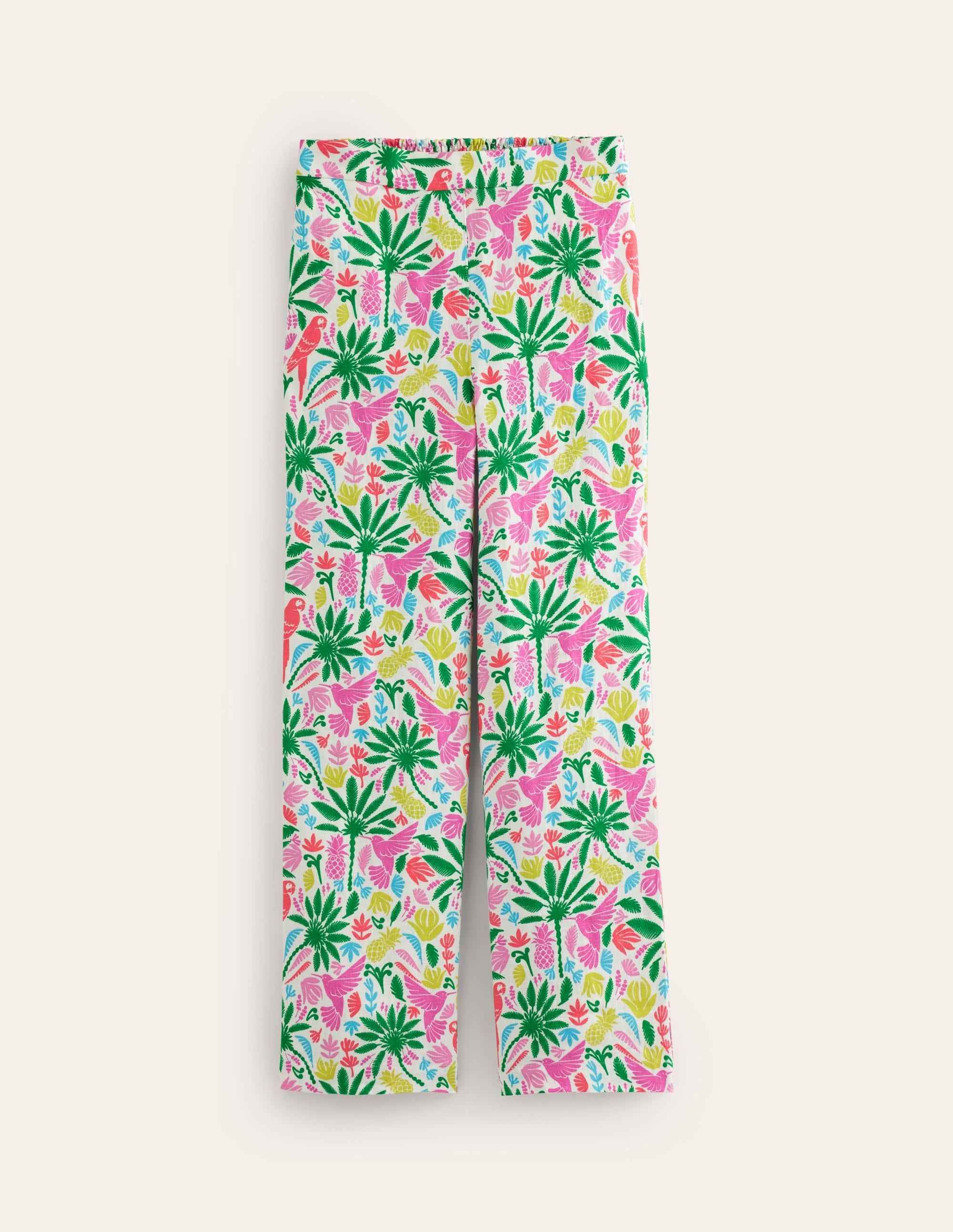 Pantalon Hampstead en lin-Multi, paradis tropical - Image 6