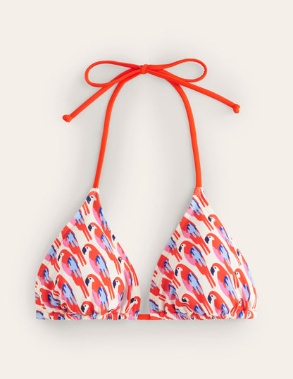 Haut de bikini Symi avec liens-Multi, perroquet tropical-5