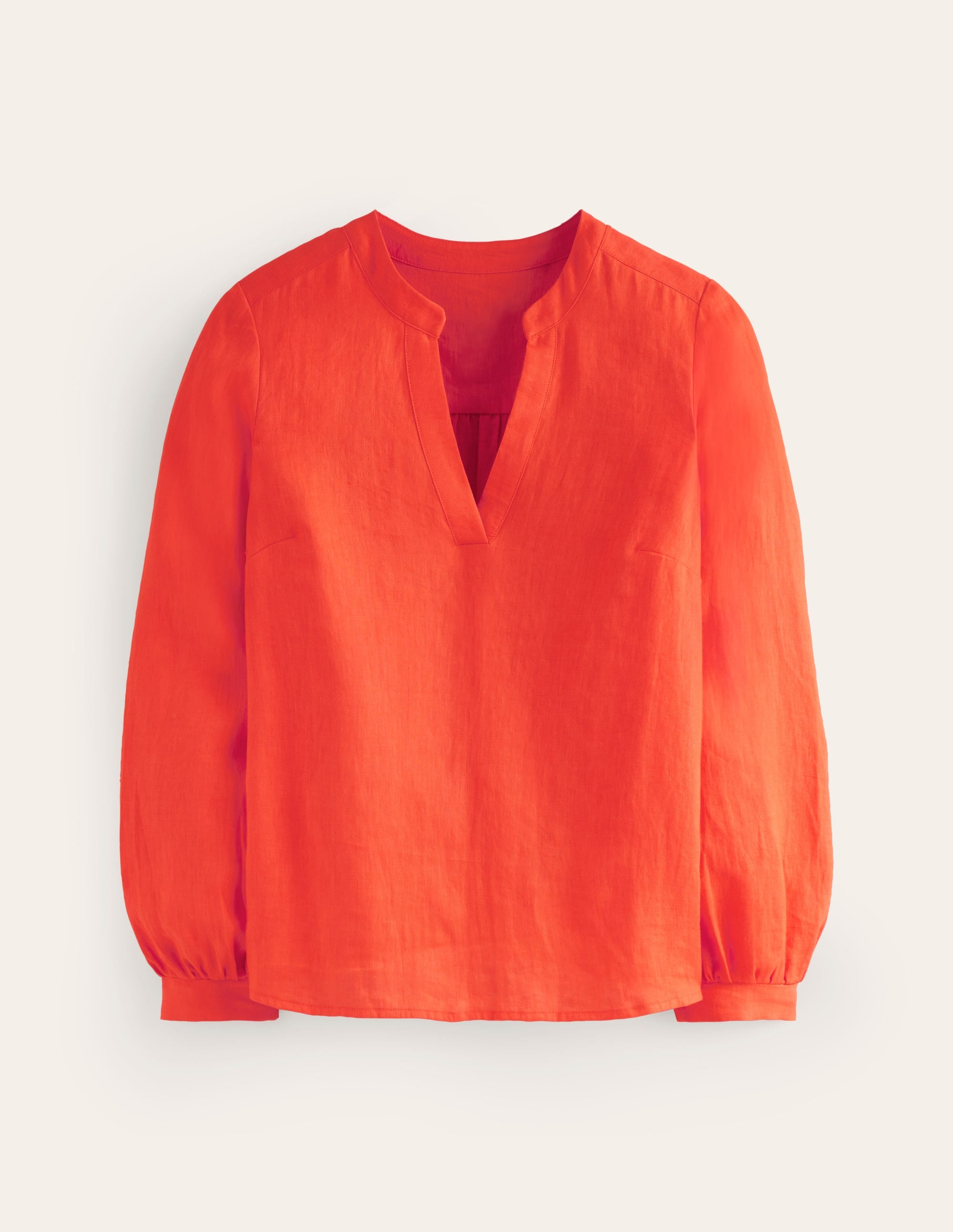 Top Alice en lin-Orange mandarine - Image 6