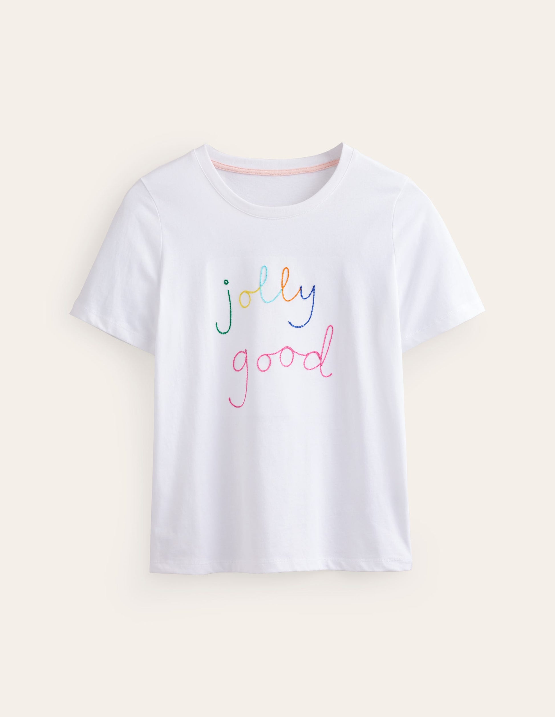 Rosa Embroidered T-Shirt-Jolly Good-5