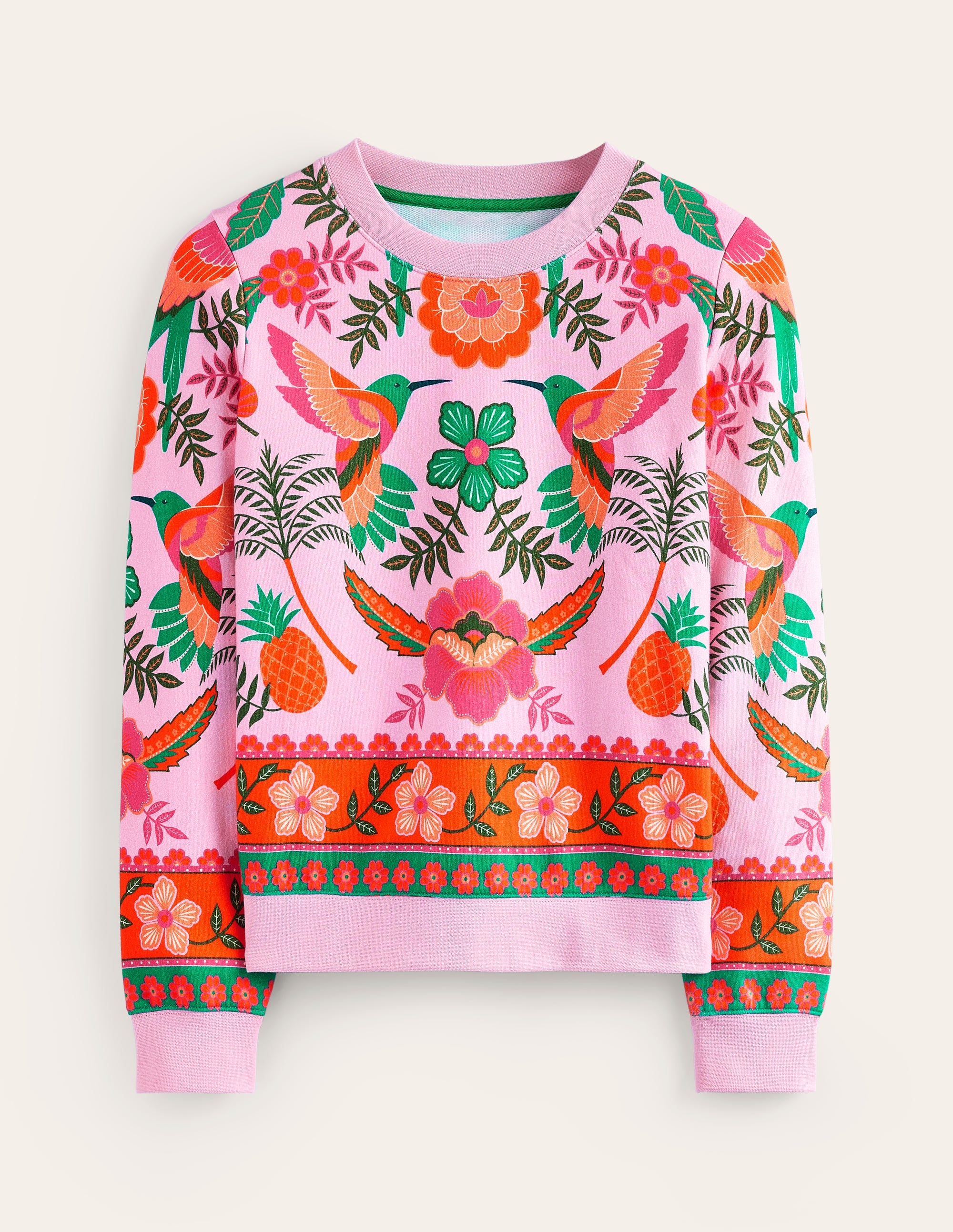 Sweat Hannah imprimé-Lilas doux, motif Tropic Parrot - Image 5