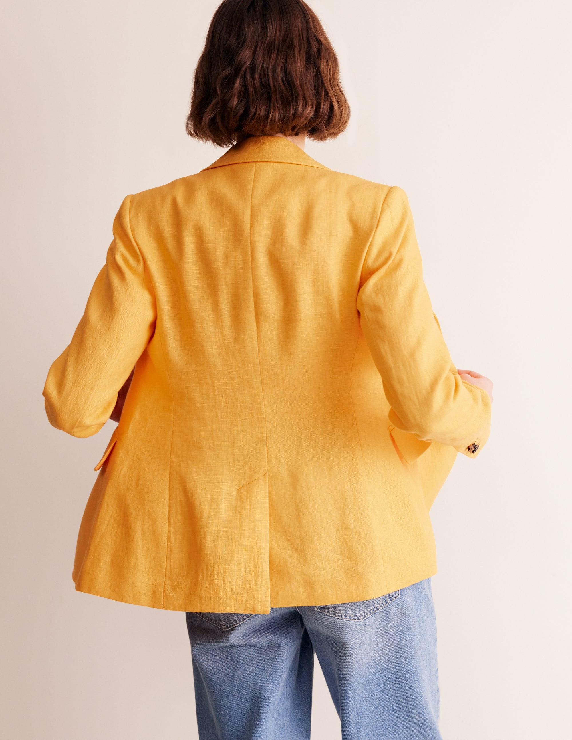 Marylebone Leinenblazer-Künstlerisches Gold - Image 3