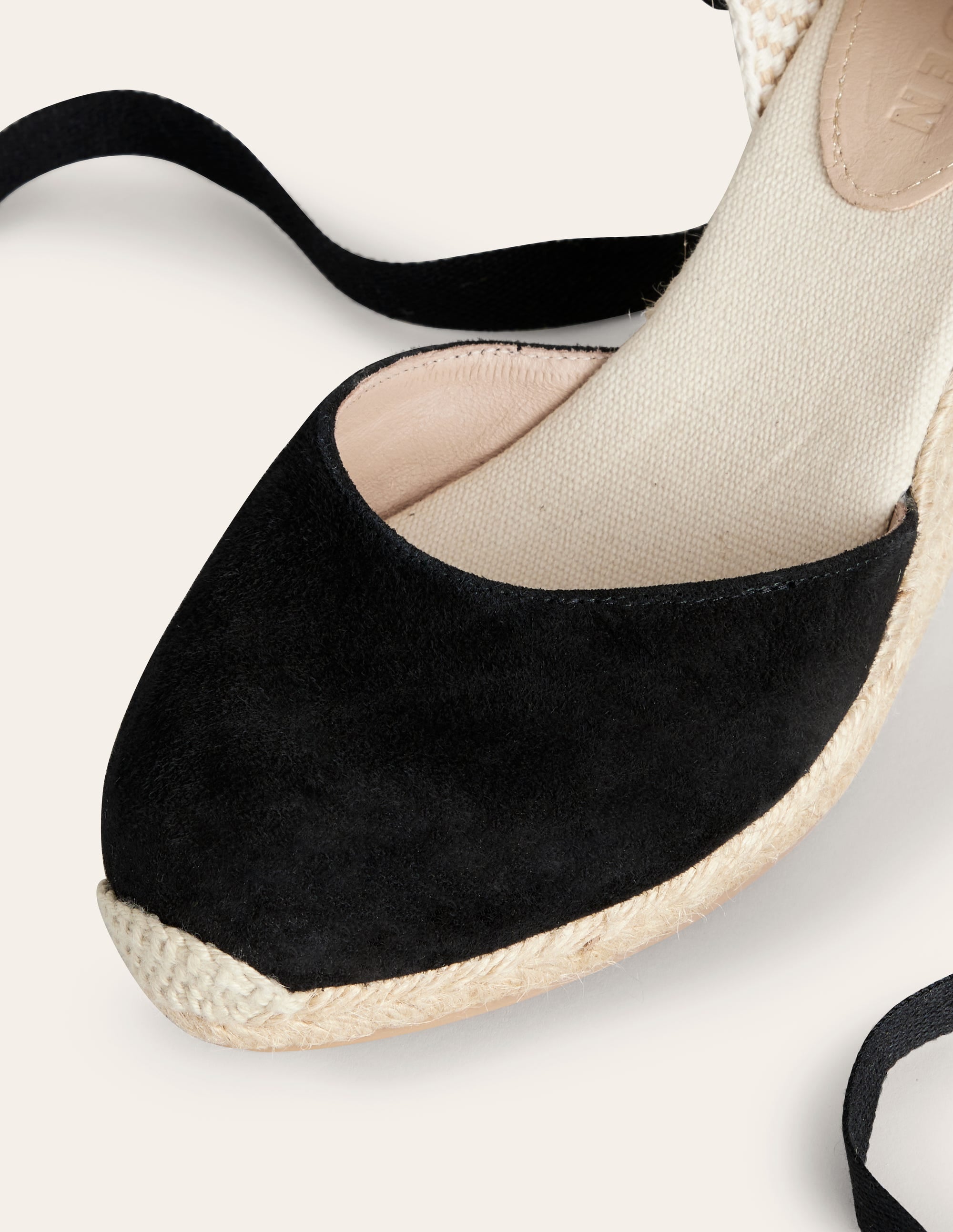 Cassie Espadrilles mit Keilabsatz-Schwarz - Image 4