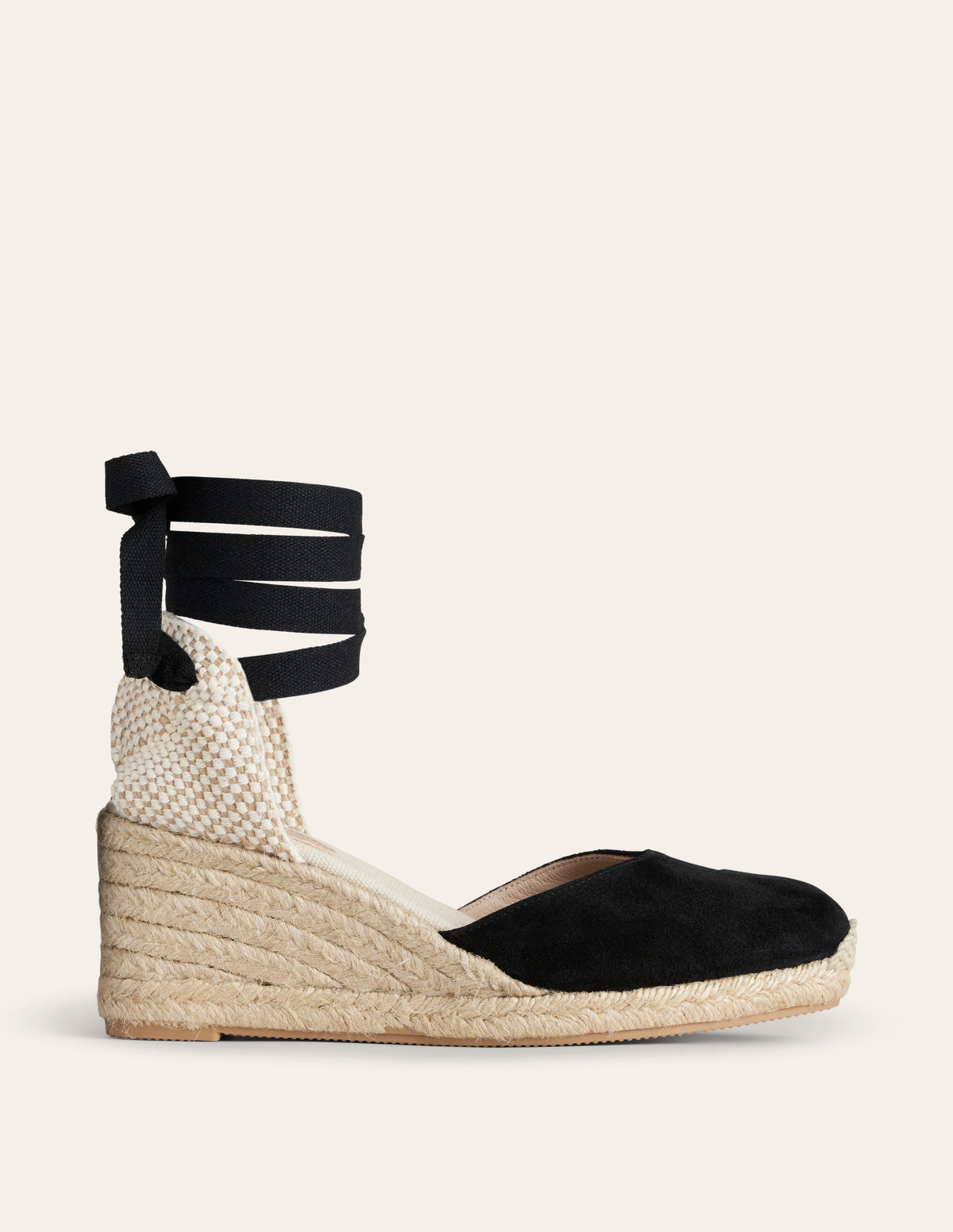Cassie Espadrilles mit Keilabsatz-Schwarz-2