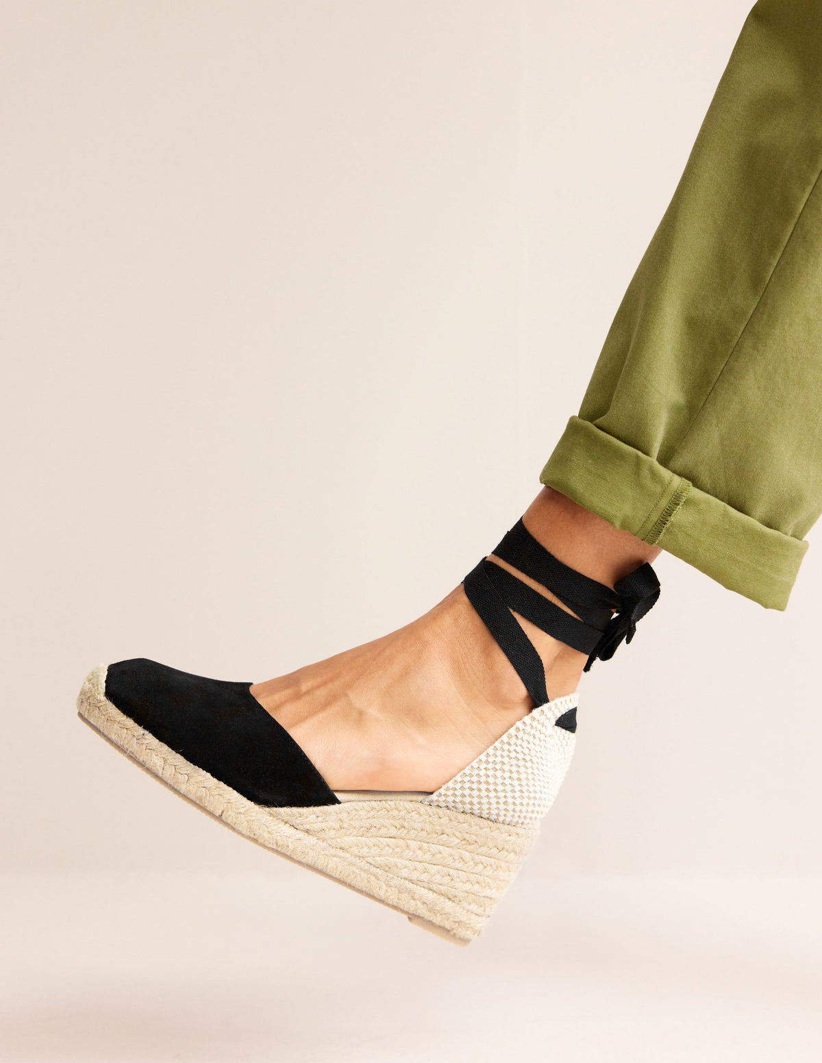 Cassie Espadrilles mit Keilabsatz-Schwarz - Image 1