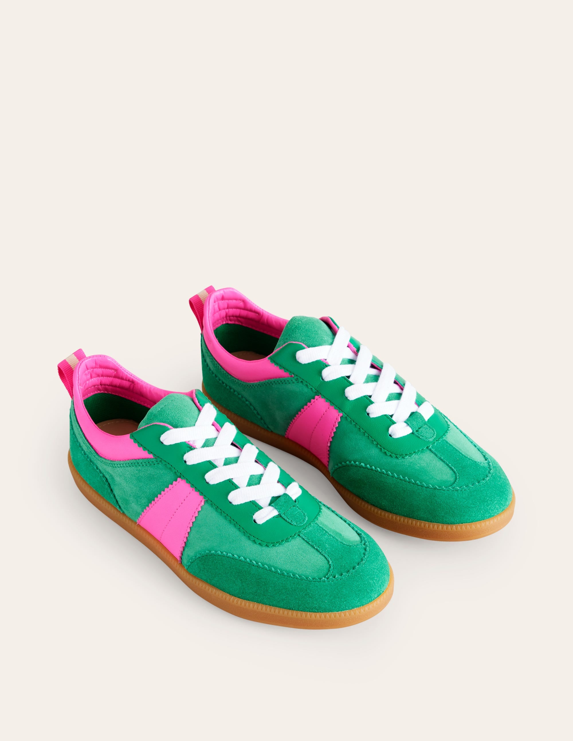 Tennis rétro Erin-Colourblock vert - Image 3